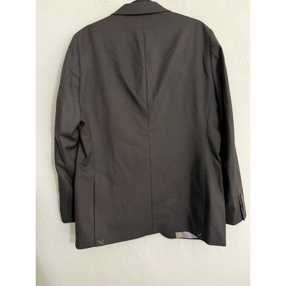 Haggar H26 Premium Stretch NWT Suit Coat Blazer Mens 40 Reg Black Tailored Fit‎ - Picture 5 of 9